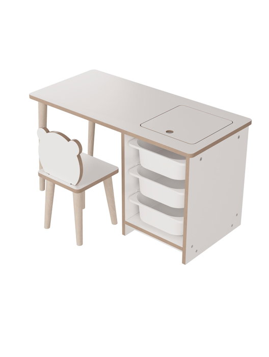 Hanah Home Juego de Mesa para Niños Soho - Blanco